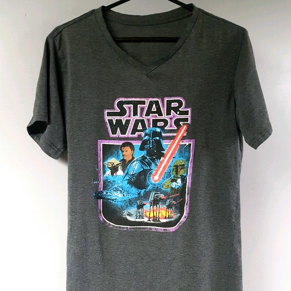 Star Wars V-Neck T-Shirt - Picture 1 of 1